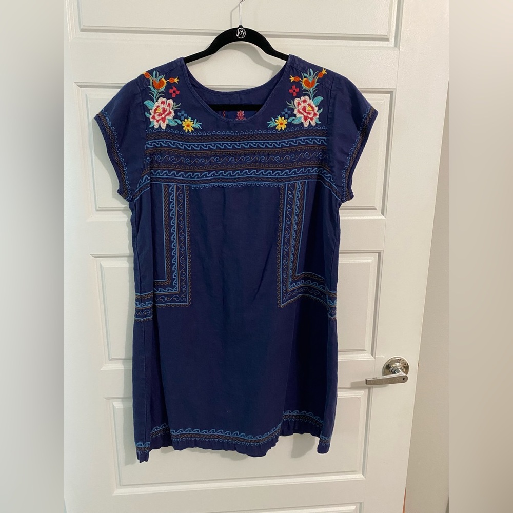 Johnny Was Los Angeles Embroidered Dress